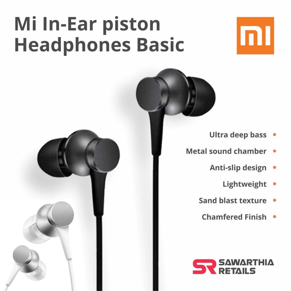 Xiaomi Mi In-Ear Piston Headphones Basic – S-Retails